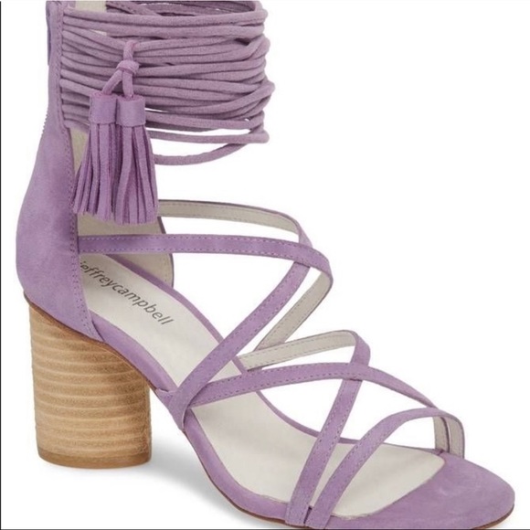 Jeffrey Campbell Shoes - Jeffrey Campbell Suede Lavander Heeled Sandals